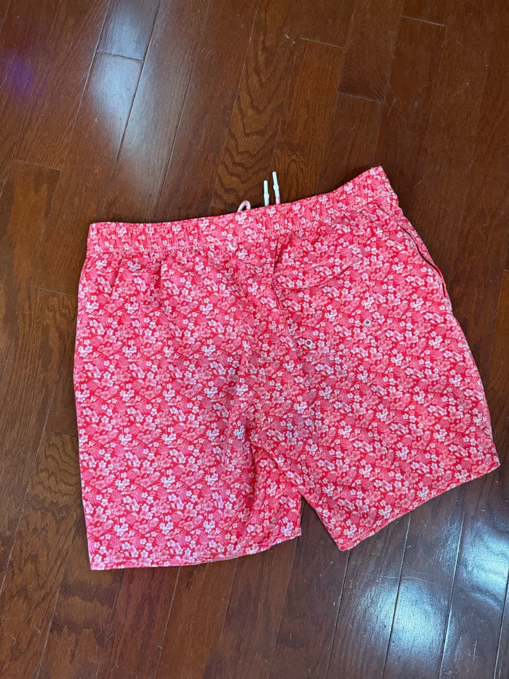 JOHNNIE-O men's swim surf shorts in rouge red size XL